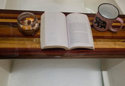 Handcrafted Wooden Bathtub Caddy