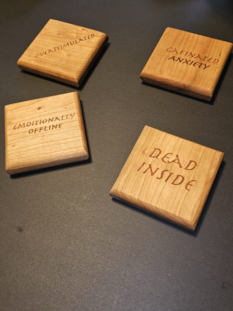 Overstimulated Coaster Set